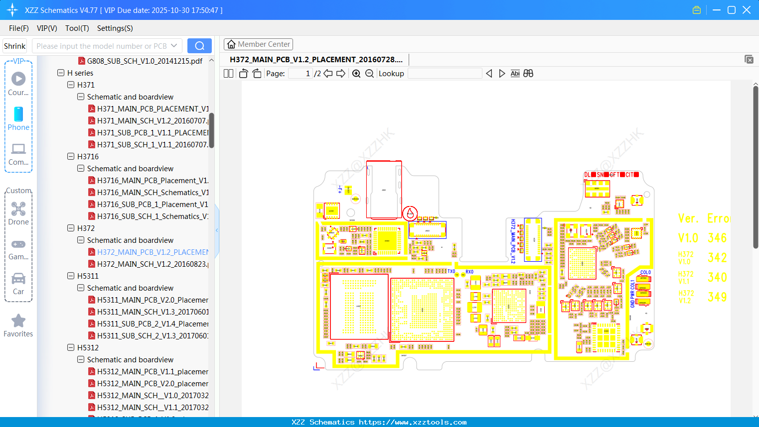 Infinix H372_MAIN_PCB_V1.2_PLACEMENT_20160728